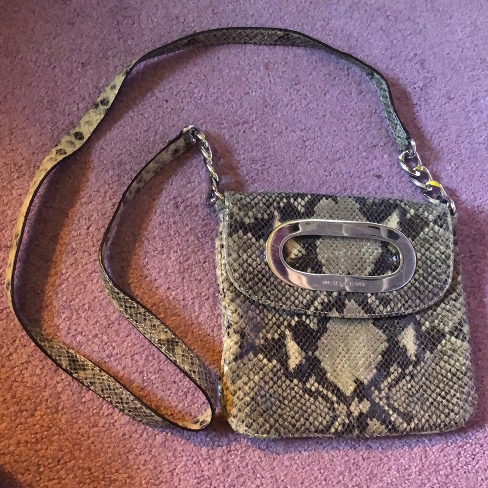 Michael Kors Snakeskin Crossbody Purse